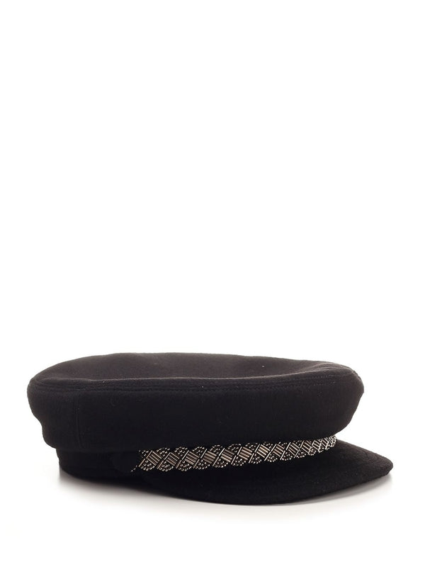 Rhinestone Cashmere Beret