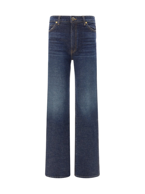 Khaite Navy Denim Pants