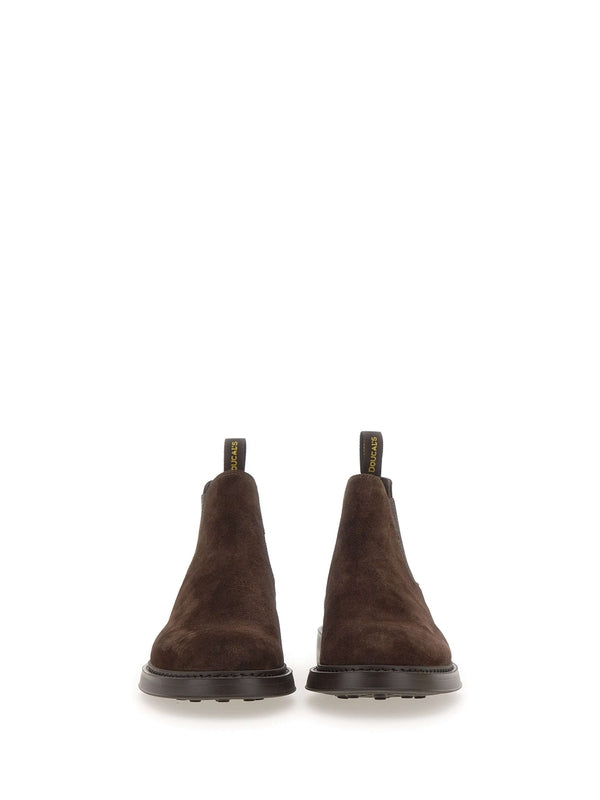 Brown Suede Chelsea Boots