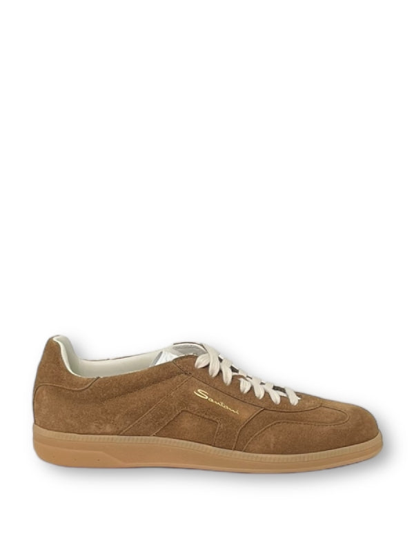 Double Buckle Suede Sneakers