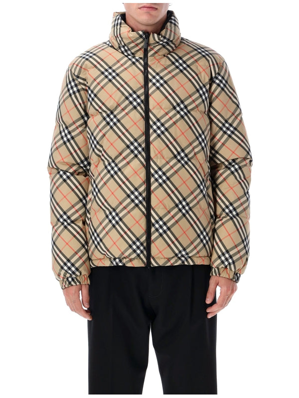 Burberry Beige Black Down