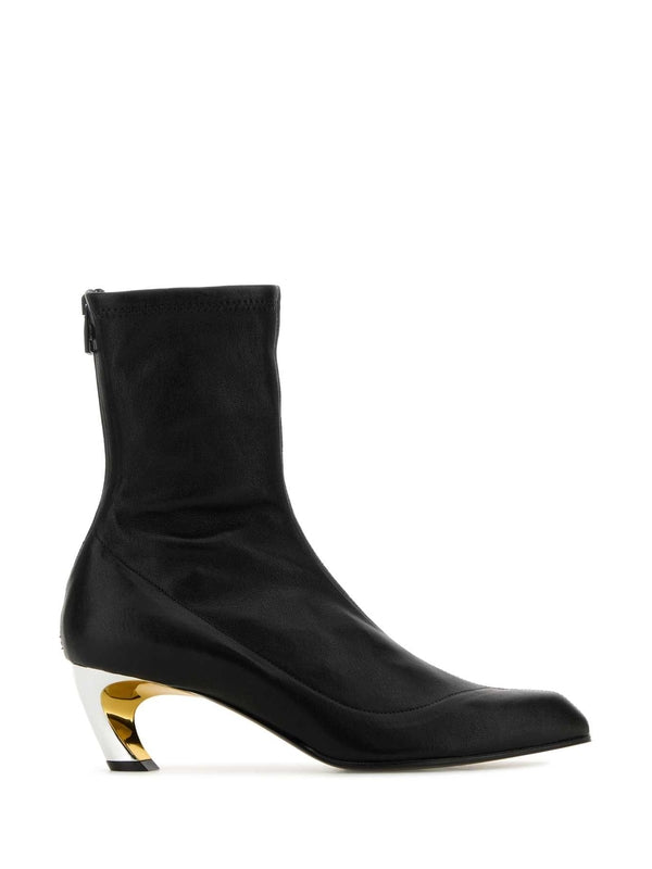 Armadillo Leather Ankle Boots