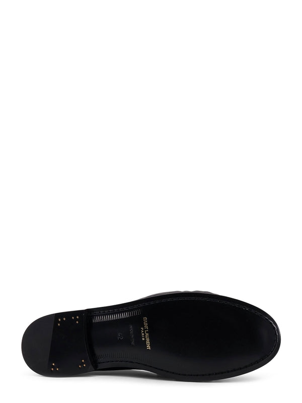 Saint Laurent Black Penny Loafer