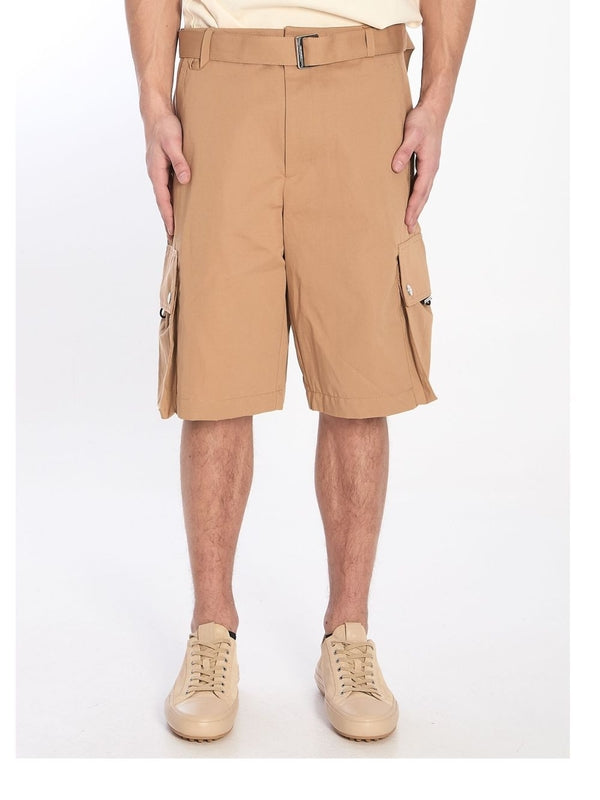 Belt Detail Cargo Shorts