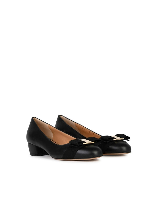 Vara Bow Leather Pumps