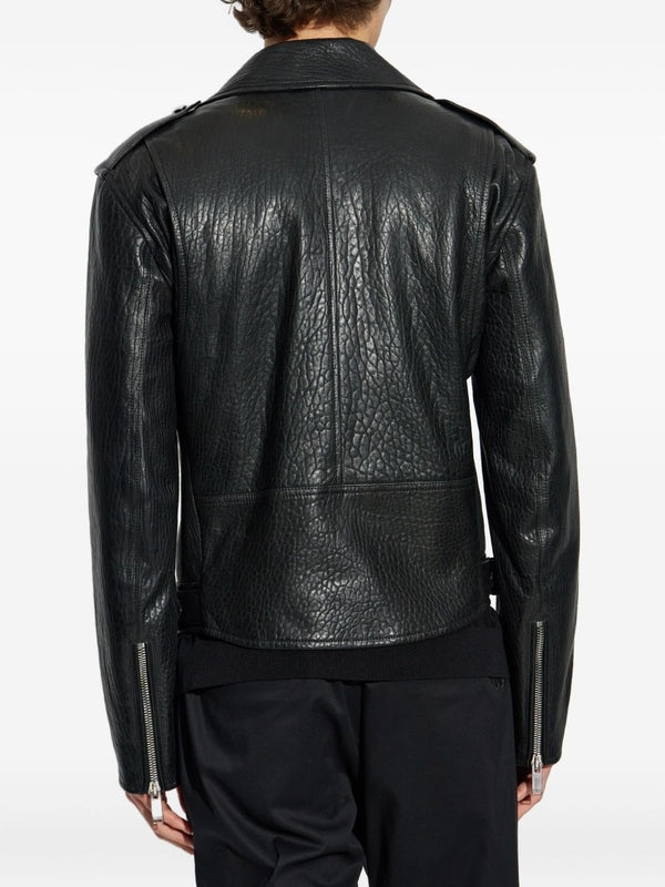 Alexander Mcqueen Black Biker