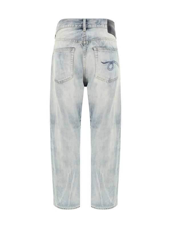 Crossover Denim Pants