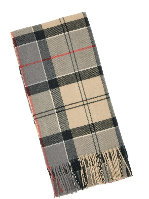 Barbour Checked Multicolor Wool Mufflers
