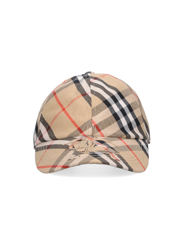 Ekd Check Cotton Blend Ball Cap