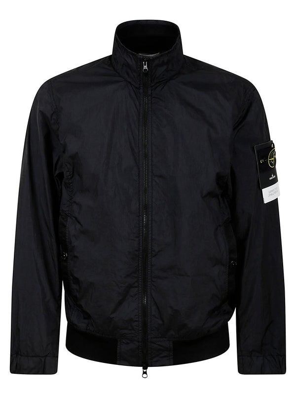 Wappen Patch High-neck Zip-up Jacket