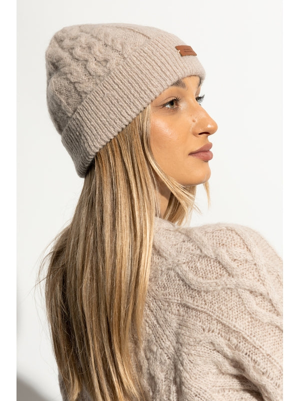 Tolie Logo Patch Wool Blend
  Beanie