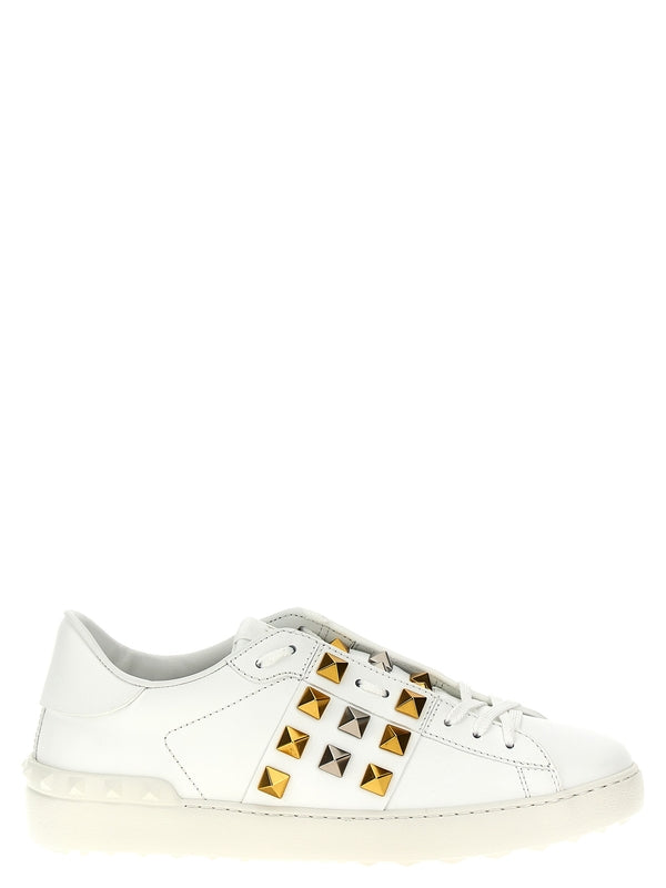 Rockstud
  Leather Low-Top Sneakers