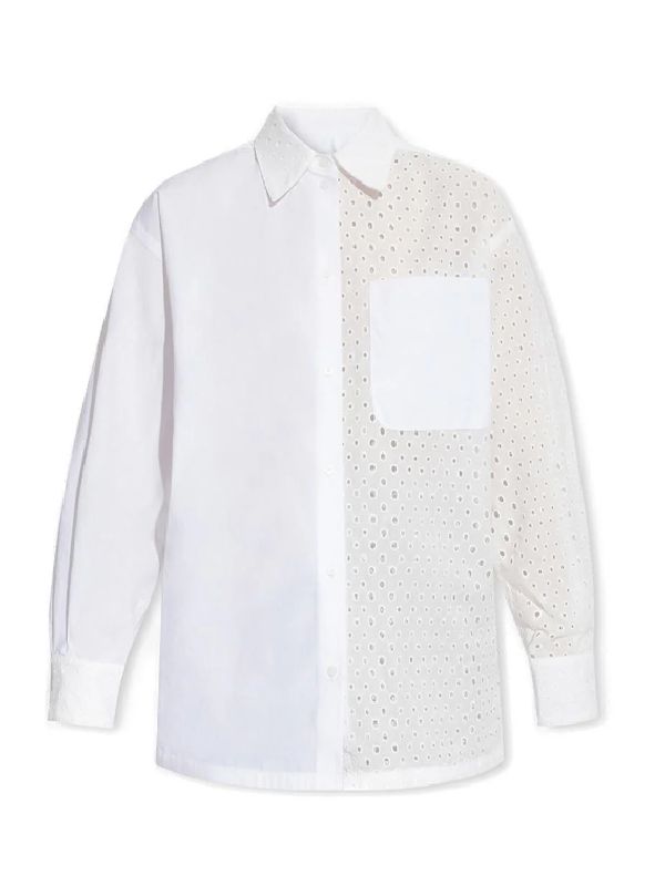 穿孔棉质衬衫