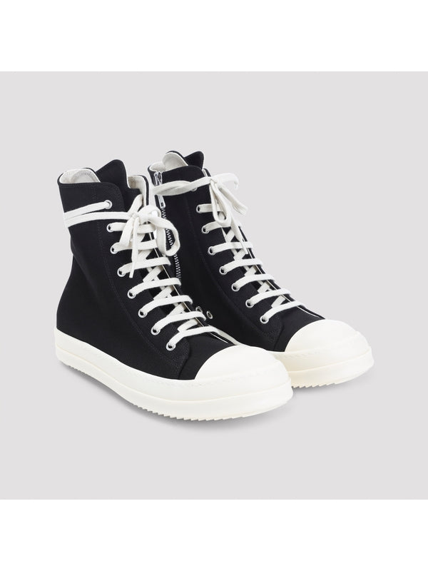Rick Owens Drkshdw Black High Top Sneakers