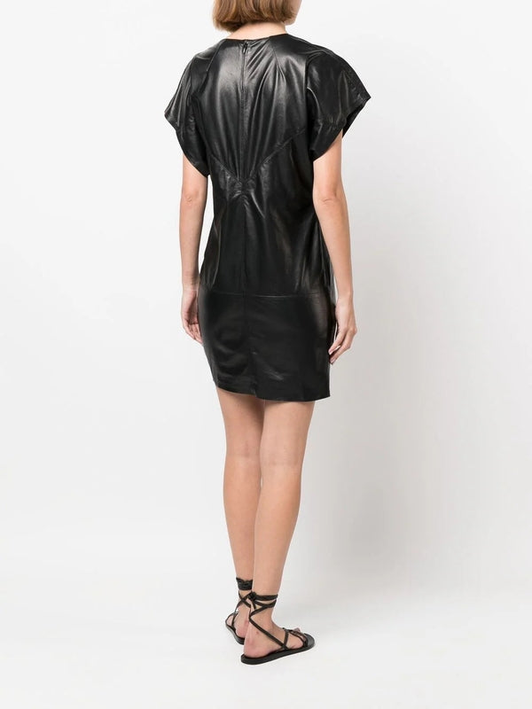 Adelisa Leather Dress