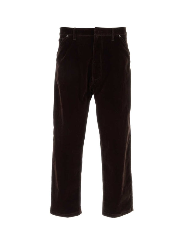 Triangle Logo Velvet Pants