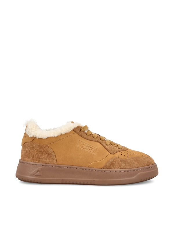Autry Brown Low Top Sneakers