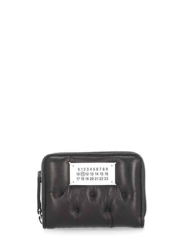 Number Logo Patch Padded Coin Wallet