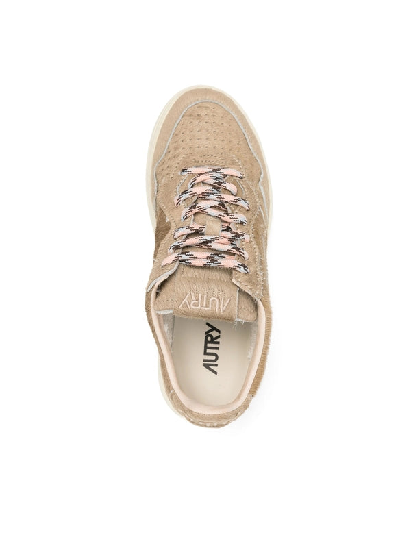 Autry Brown Low Top Sneakers