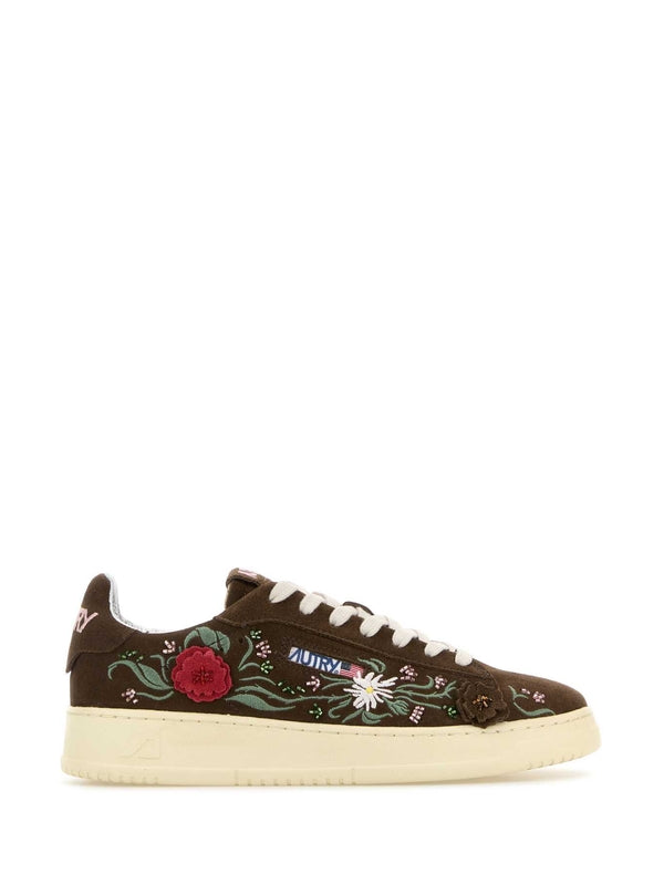 Autry Brown Low Top Sneakers