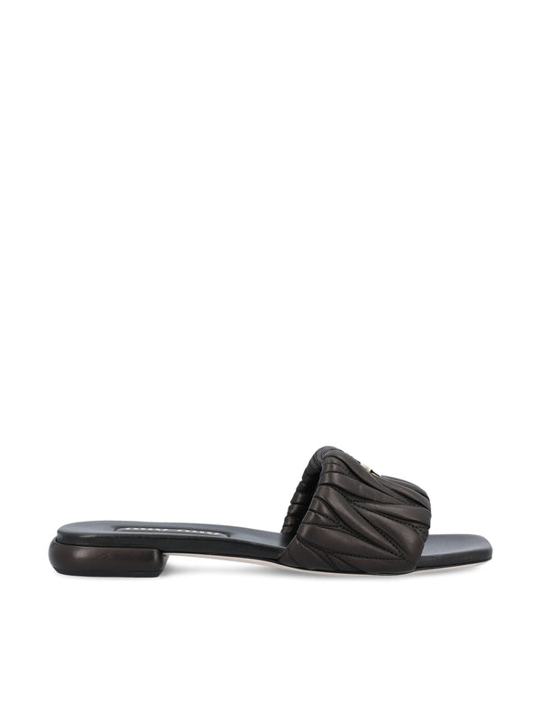 Miu Miu Black Slides