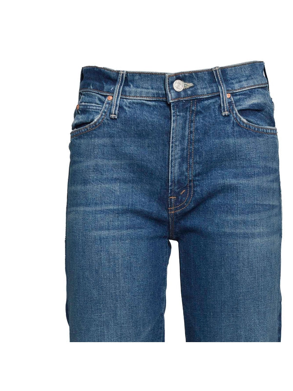 Back Logo Patch Denim Pants