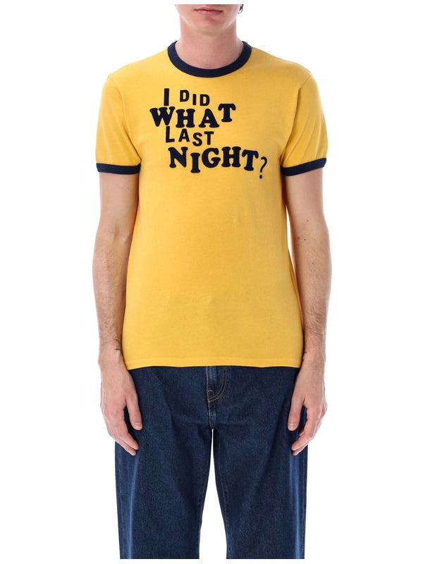 I DID WHAT LAST NIGHT Ringer T-shirt