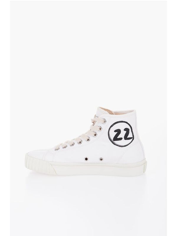 Tabi Number Logo High-Top Sneakers