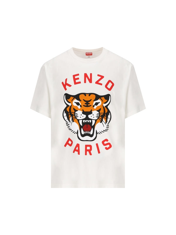 KENZO - Lucky Tiger Short Sleeve T-shirt - Jente