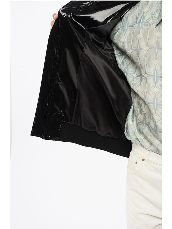 Alexander Mcqueen Black Bomber