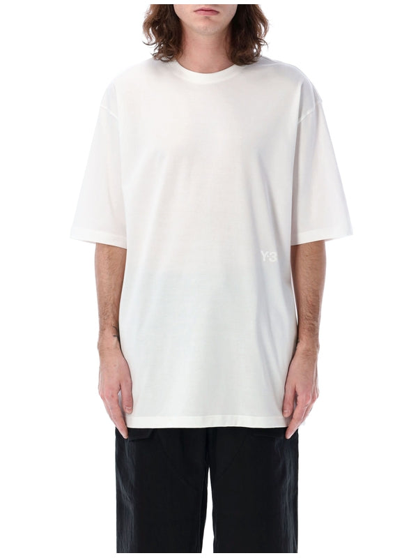 Y3 White Short Sleeve T-Shirt