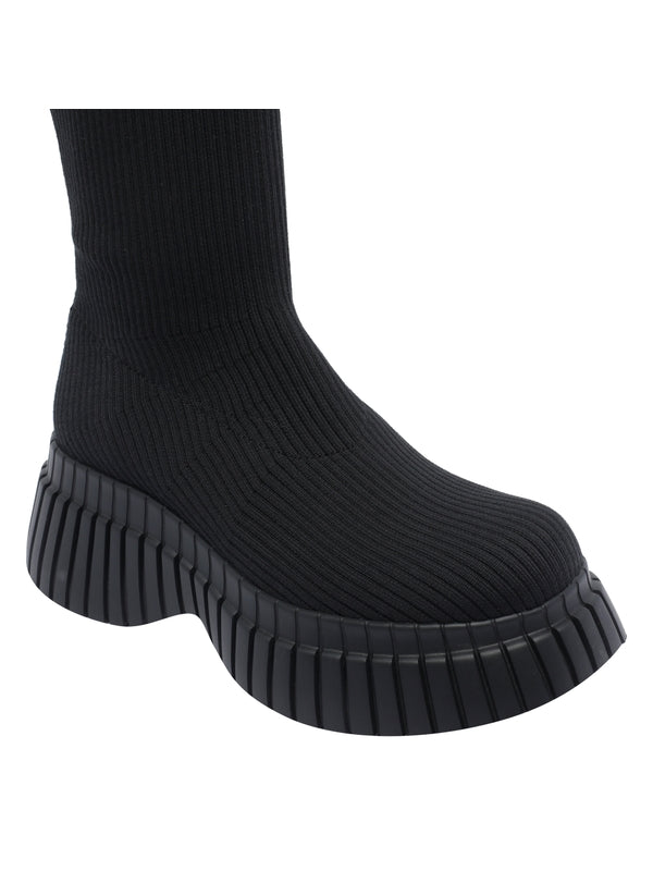 Camper Black High Boots