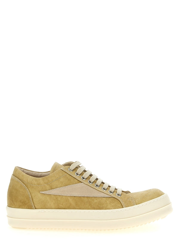 Rick Owens Dark Shadow Beige Sneakers