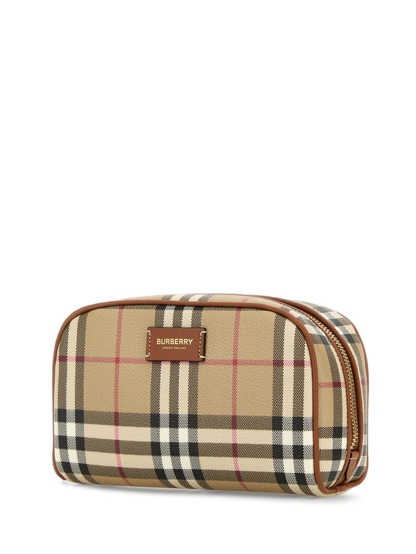 Vintage Check Pouch