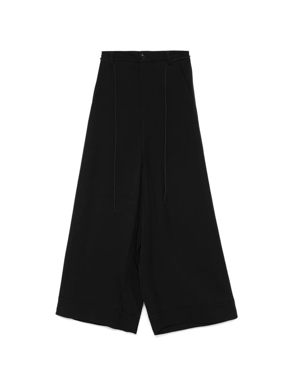 Back Logo Pocket Wide Pants
