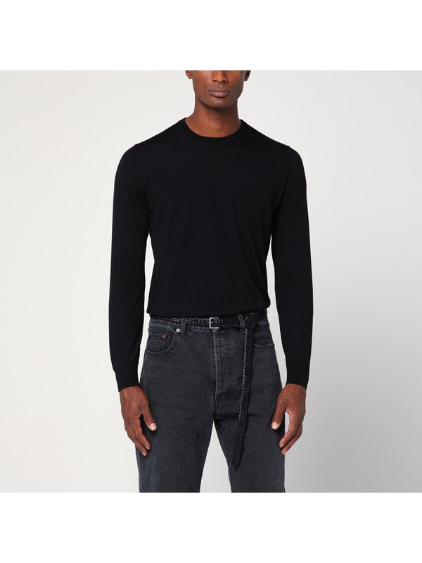 Drumohr Black Knitted