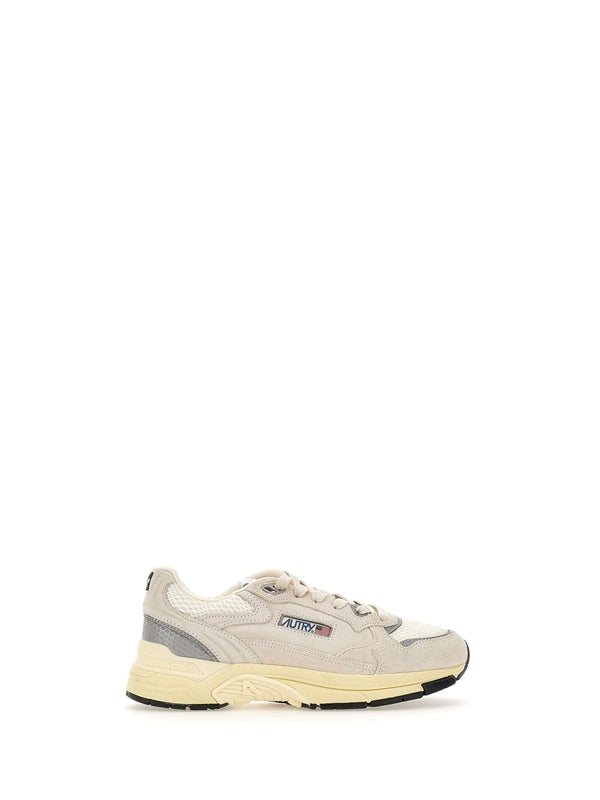 Autry Beige Low Top Sneakers