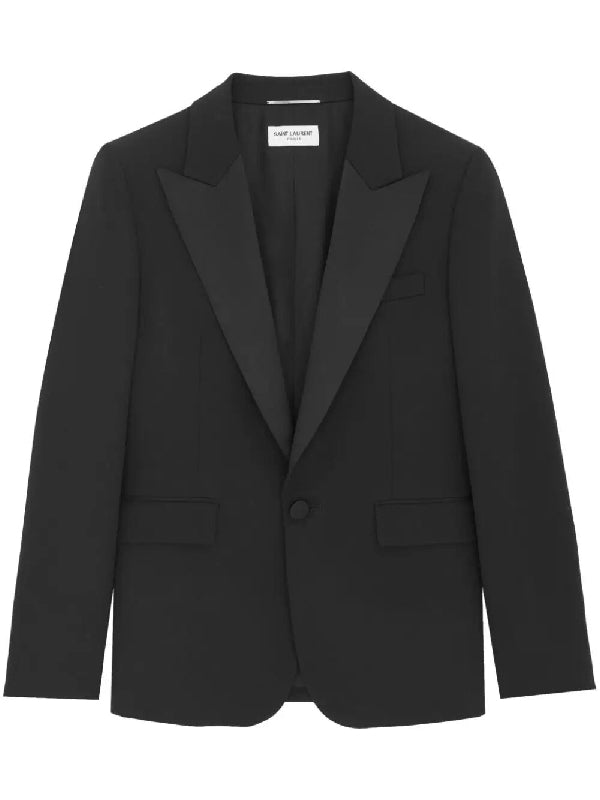 Virgin Wool Tuxedo Jacket