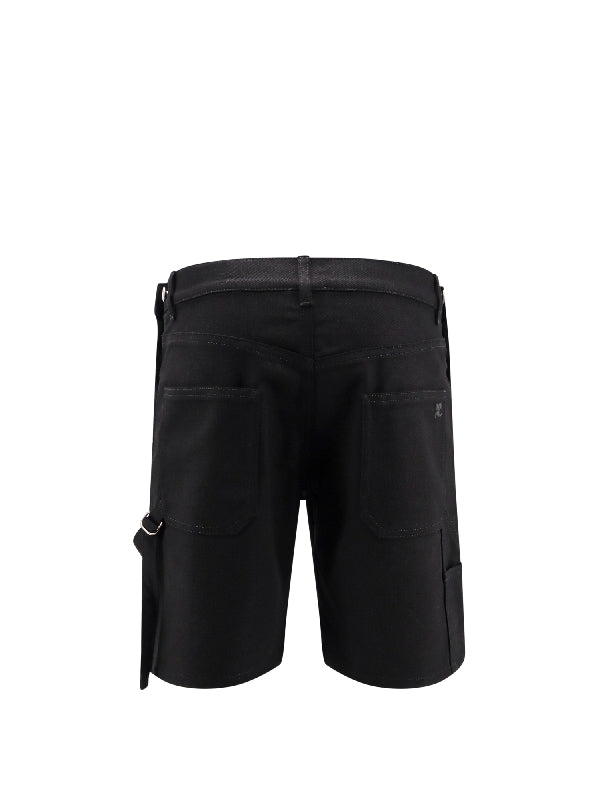 Strap Carpenter Bermuda Denim Shorts