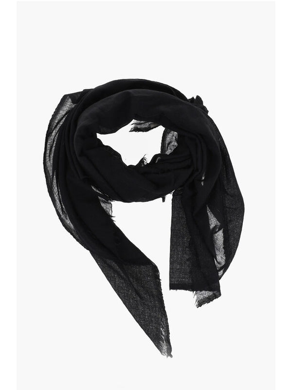 Rick Owens Black Wool Mufflers