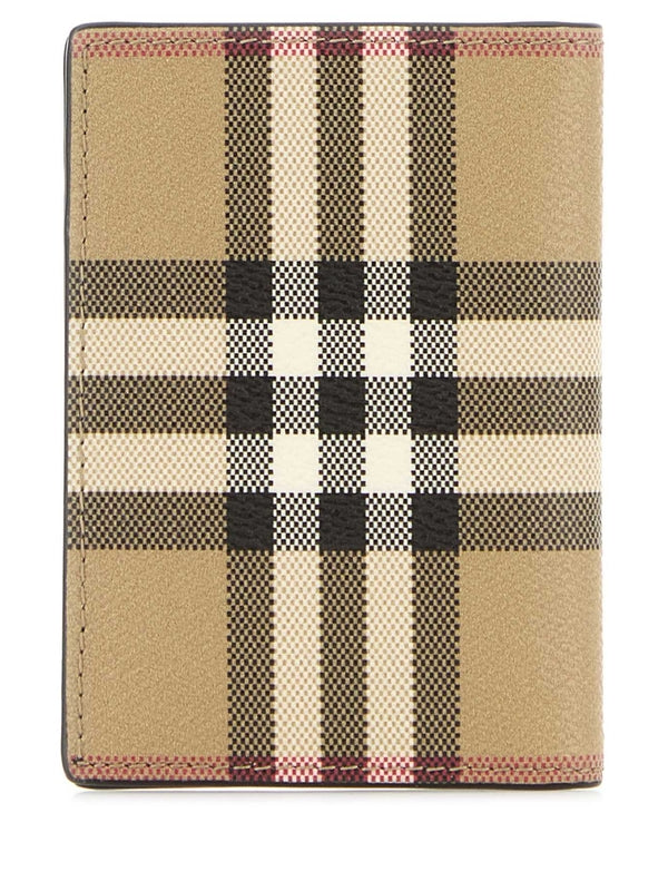 Vintage Check Card Wallet