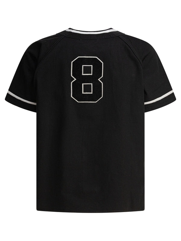 Logo Applique Cotton Short Sleeve Shirt