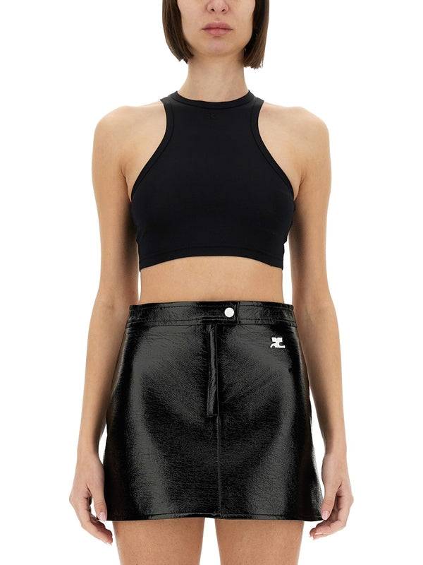 Scuba Tech Crop Sleeveless