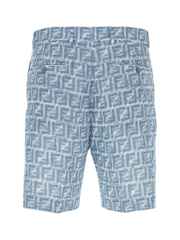 FENDI - SHORTS FB0821AR62 F0GCT Printed Shorts - Jente