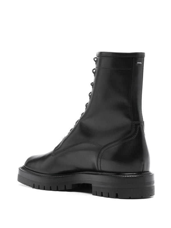 Tabi Leather Combat Boots