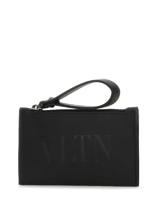 Vltm Logo Printed Zipper Card Holder