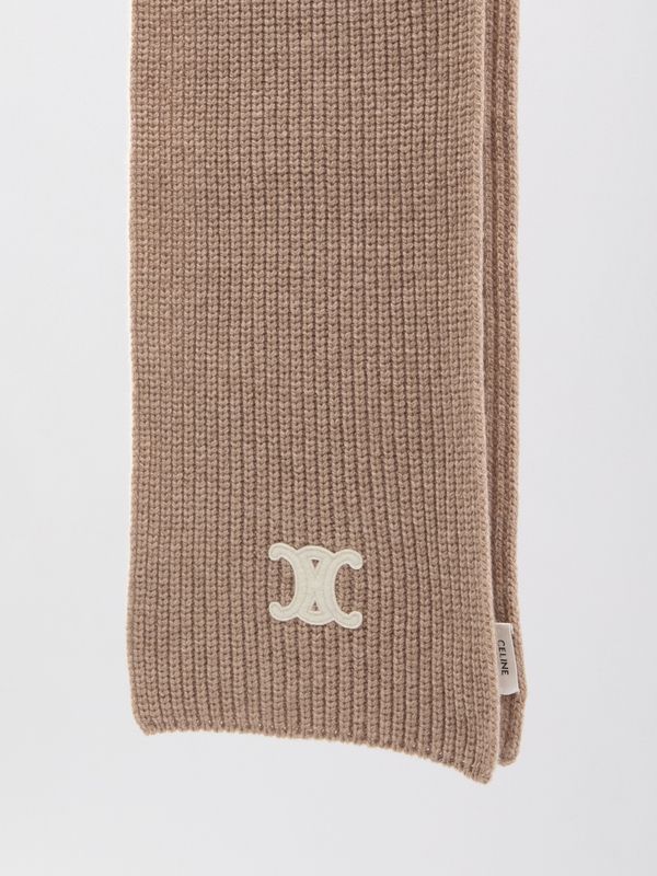 Triope Logo Cashmere Muffler