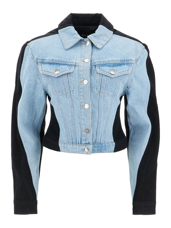 Two-Tone Denim Jacket