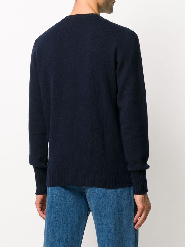 Drumohr Navy Knitted