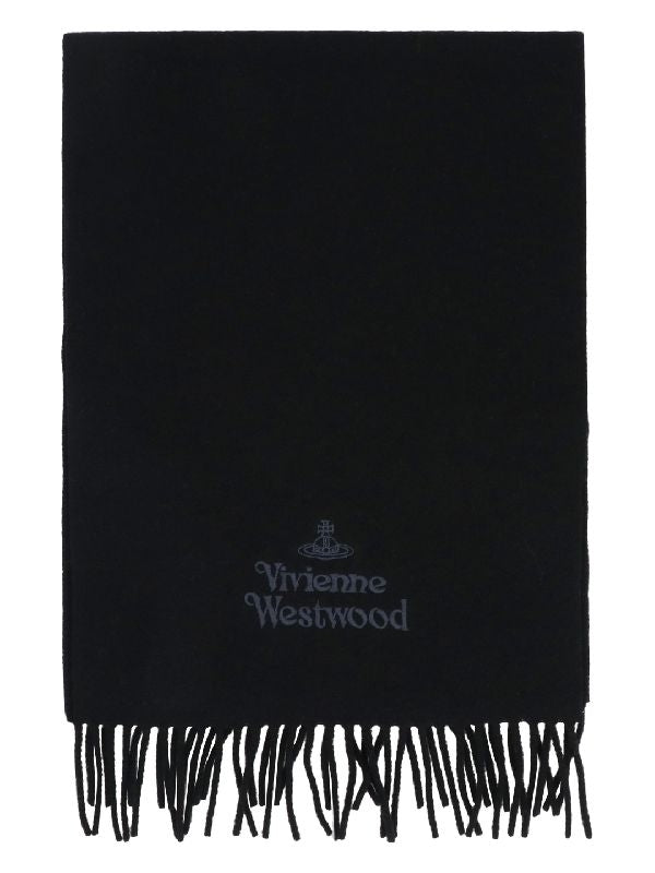 Vivienne Westwood Black Wool Mufflers